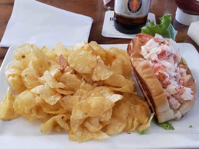 MAINE: A lobster roll