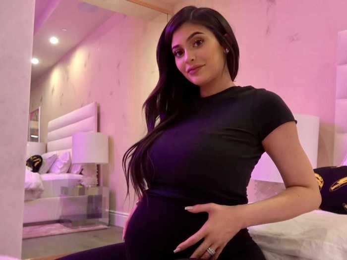 Kylie hid her pregnancy from everyone.