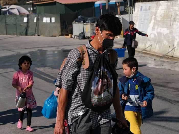 Many families including those with children slept in the open without any bedding or cover.