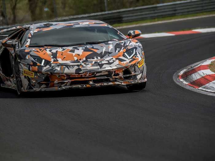 The Lamborghini Aventador SVJ set a Nürburgring Nordschleife record in 2018 of 6:44.97, if you care about that kind of thing.