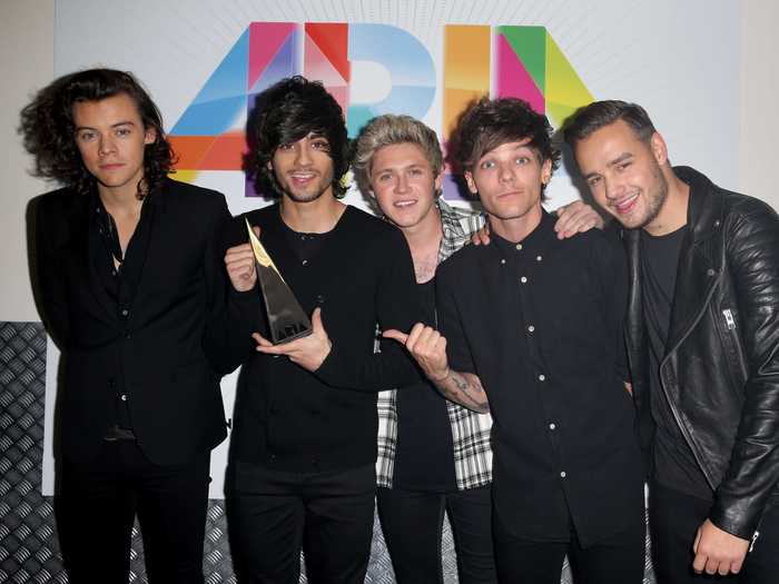 One Direction led another British Invasion in 2014.