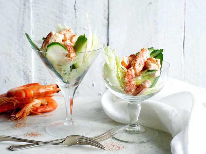 Take some inspiration from the British and add avocado to your shrimp cocktail.