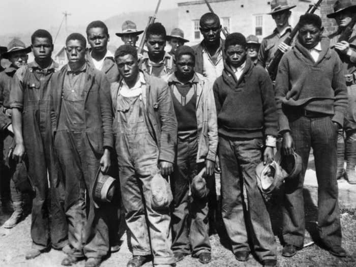 ALABAMA: The arrests of the Scottsboro Boys in Scottsboro