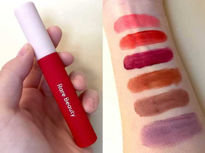 Rare Beauty has lots of lip products to choose from, including the Lip Soufflé Matte Lip Creams.