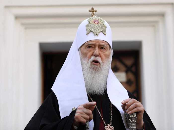 4. Leader of the Ukrainian Orthodox Church, Patriarch Filaret, tested positive for COVID-19 after saying the virus was God