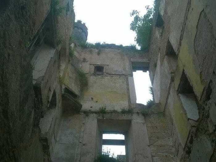 The ruins now reveal doorways to once hidden passageways.