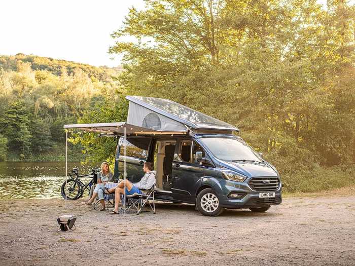 The van is equipped with a WiFi hotspot from the FordPass Connect modem, allowing occupants like digital nomads and the growing "work from anywhere" segment to connect to work while out on the road.