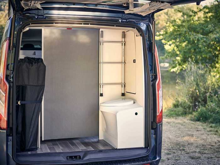 The extra headroom also allows for more convenient bathroom use.