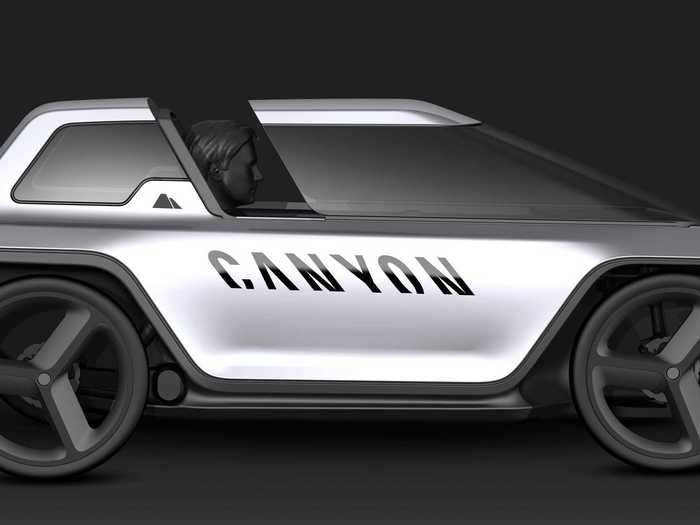 In total, the concept vehicle — which is powered by a rechargeable 2,000-watt-hour battery — has a planned minimum range of about 93 miles, although its maker claims this range could double.