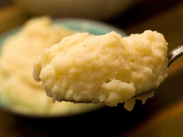 Mashed potatoes can be made hours ahead of time.