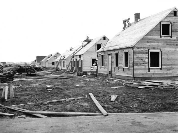 The community grew fast. In fact, a house was built every 16 minutes in Levittown.