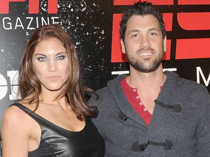 In 2012, contestant Hope Solo alleged that her professional dance partner Maksim Chmerkovskiy had "manhandled" her.