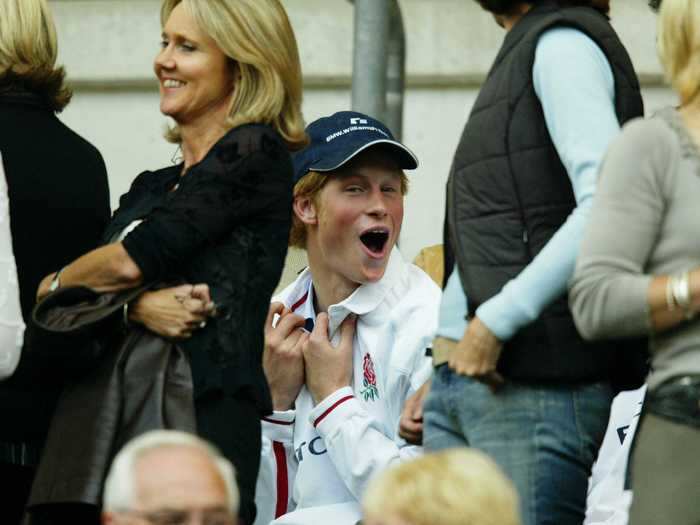 Ever since he was young, Prince Harry has had a playful sense of humor.