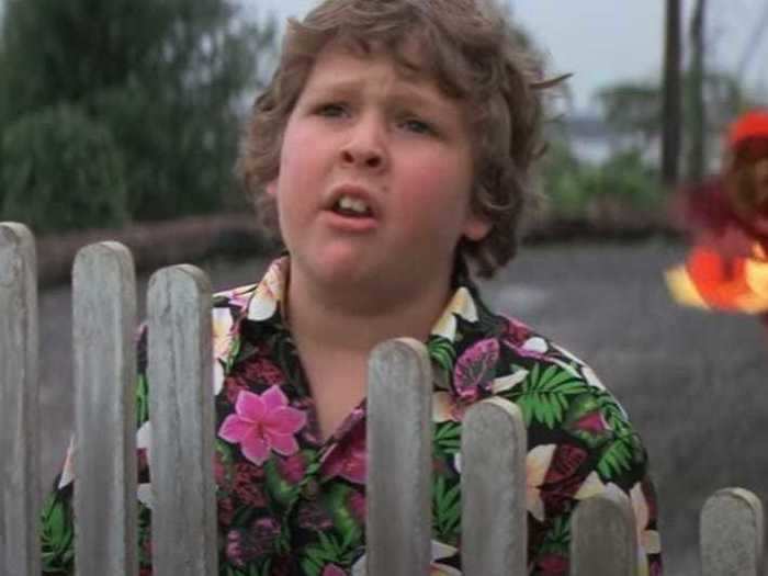 Jeff Cohen played the clumsy Chunk.