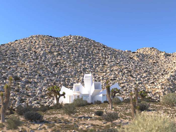 While Hanley has a few more architectural projects in mind for his properties in Joshua Tree and Kenya, he is focusing on the Starburst House for the time being.