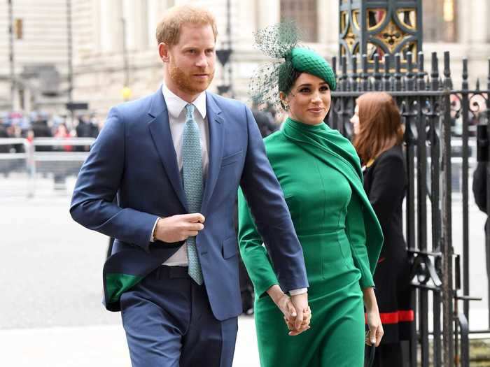 After announcing that they were stepping back from their roles in the royal family, Harry and Markle continued to put on a united front through their fashion.