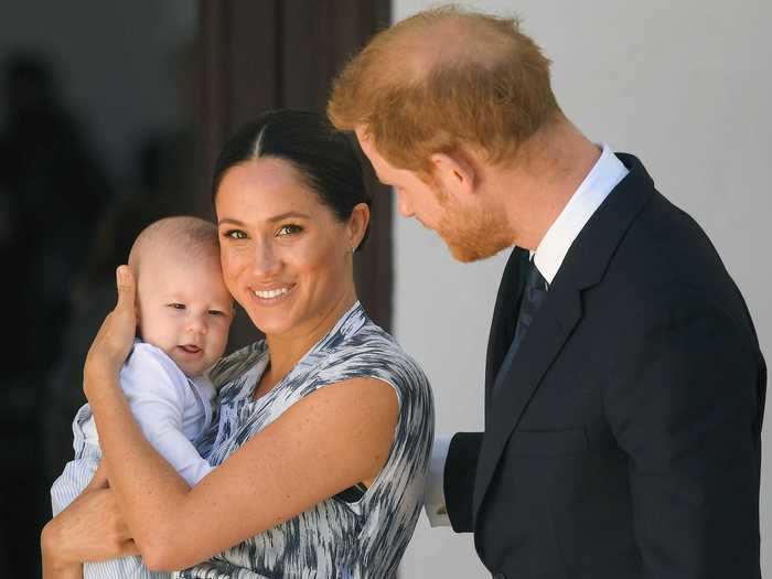 As baby Archie has grown, Prince Harry and Markle have started coordinating his fashion to their own.