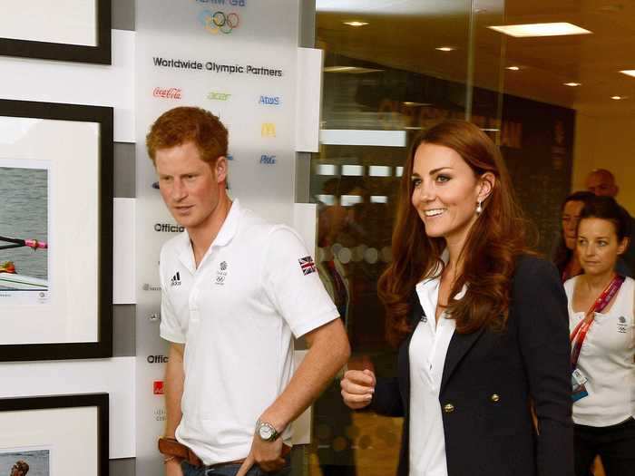 Prince Harry kept it casual in jeans for the 2012 London Olympics.