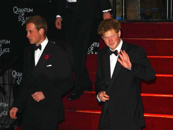 In June 2008, Prince Harry gave a rare glimpse of his red carpet style.