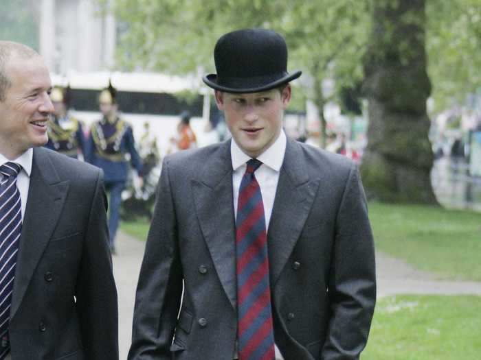 In March 2006, at age 21, Harry wore one of his best double-breasted suits during the Annual Parade and Service of the Combined Cavalry "Old Comrades" Association.