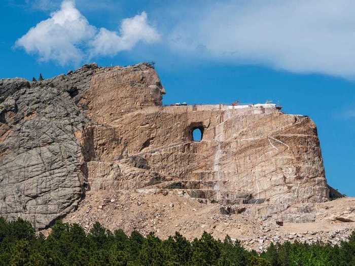 SOUTH DAKOTA: Visit the Crazy Horse Memorial in the heart of the Black Hills.