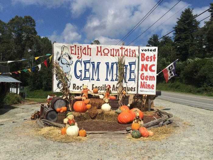 NORTH CAROLINA: Mine for dazzling gemstones at the Elijah Mountain Gem Mine in Hendersonville.