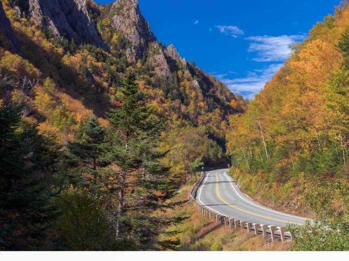 NEW HAMPSHIRE: Taking a scenic drive is the perfect way to enjoy New Hampshire