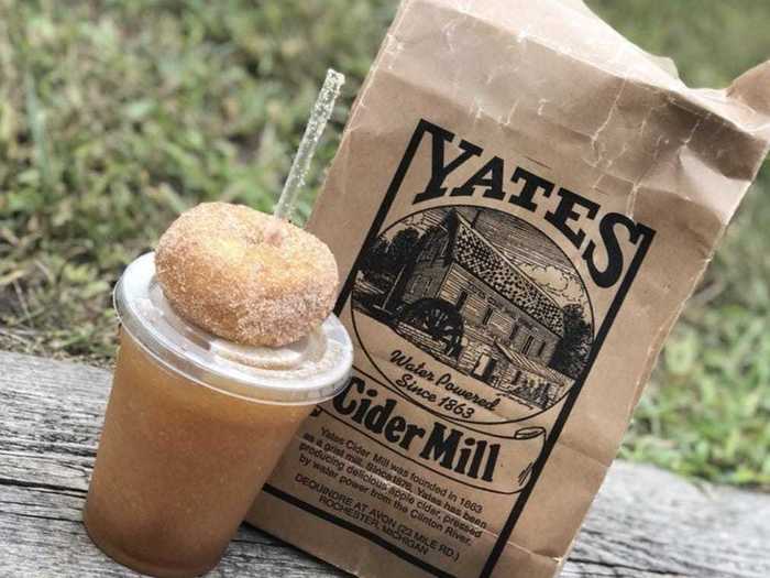 MICHIGAN: Sip on some cider at Yates Cider Mill in Rochester Hills.