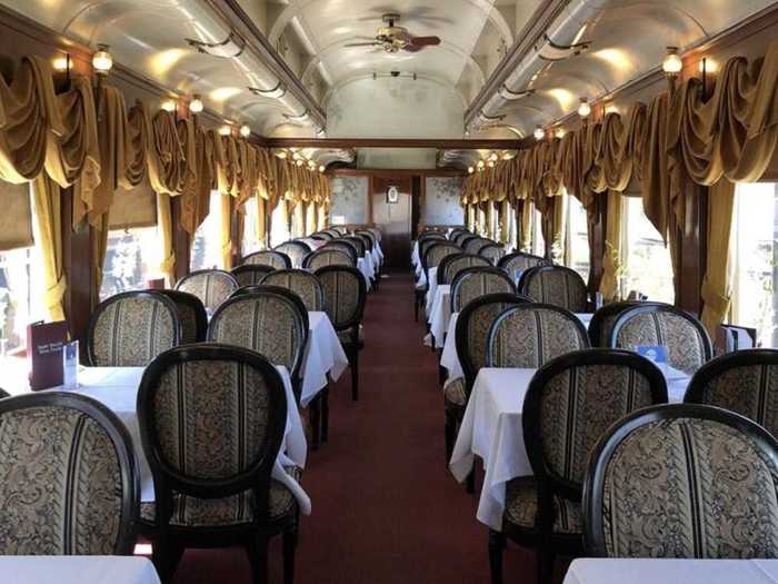 CALIFORNIA: Take a ride through Napa Valley on the "wine train."