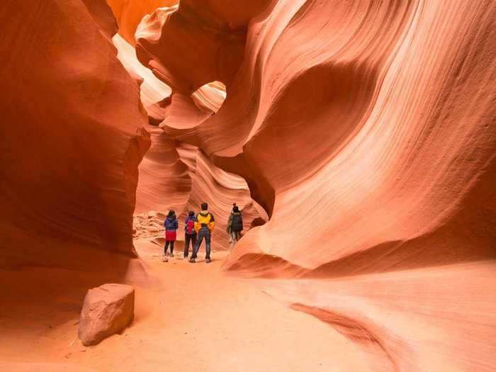 ARIZONA: Take a tour of the beautiful Antelope Canyon and hike Horseshoe Bend in Page.