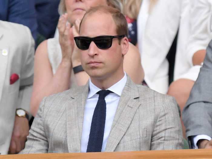 Prince William rocked some sunglasses at Wimbledon.