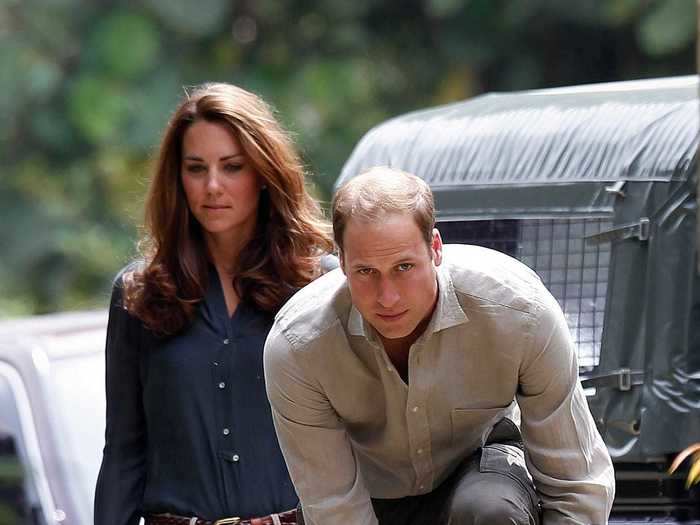 Prince William can even make cargo pants work.