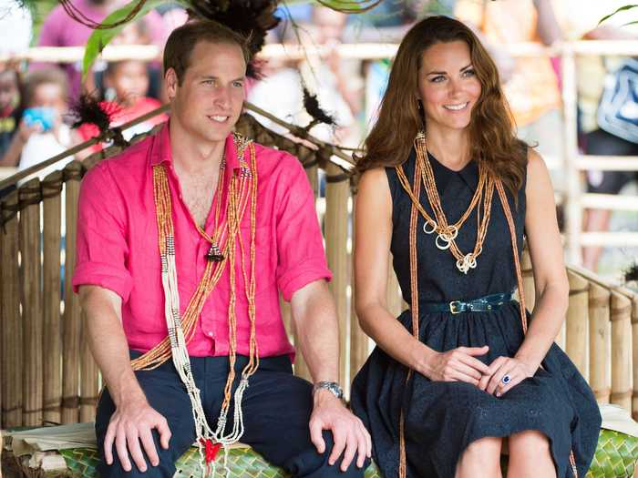 Prince William had a major fashion moment in the Solomon Islands.