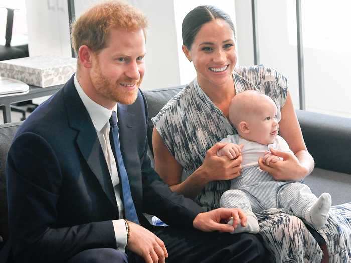 Royal fans saw a first glimpse of Archie