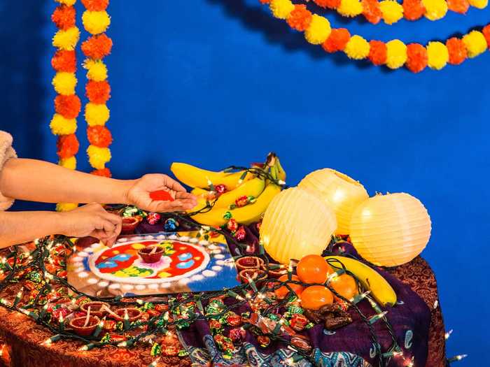 On Diwali, a time window of a few hours in the evening will open to mark the auspicious time to pray to the goddess of wealth and fortune, Lakshmi.