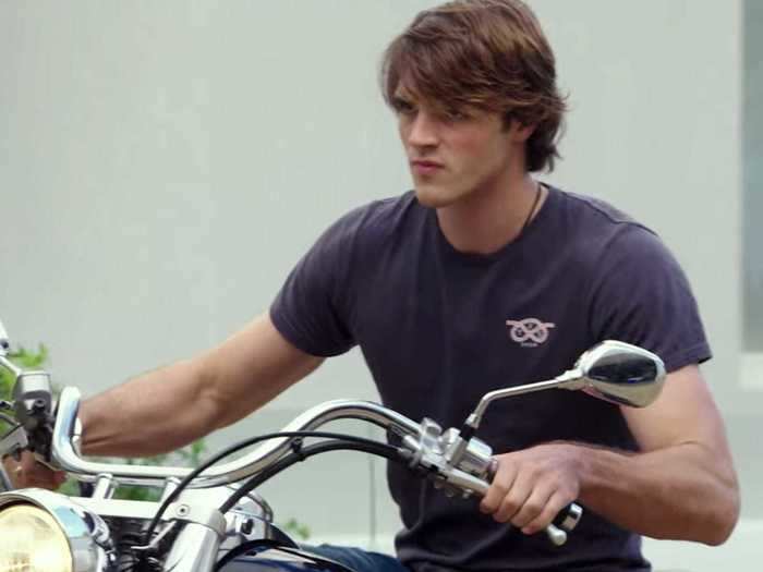 He learned to ride a motorbike for "The Kissing Booth."