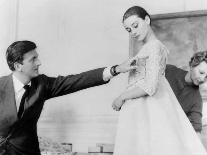 Hubert de Givenchy is remembered as the favorite designer of Audrey Hepburn.