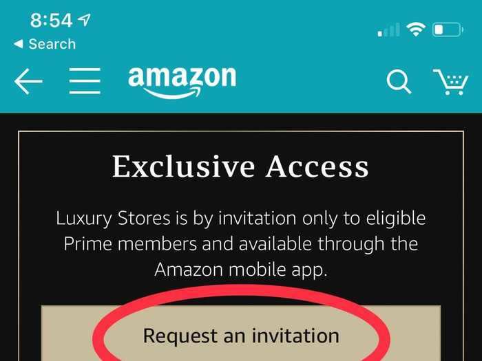 4. Select "Request an invitation."