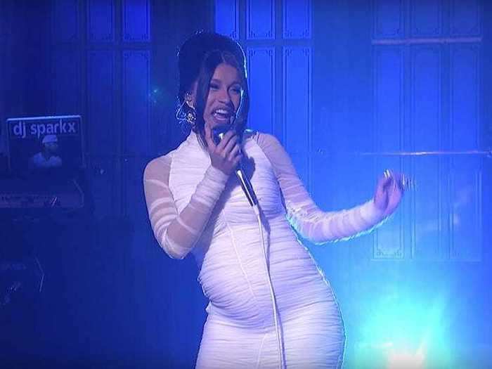 April 7, 2018: Cardi B announced her pregnancy on "Saturday Night Live."