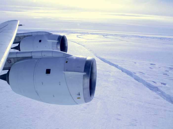 Researchers calculated that the Pine Island Glacier has lost an area the size of Los Angeles in the last six years.