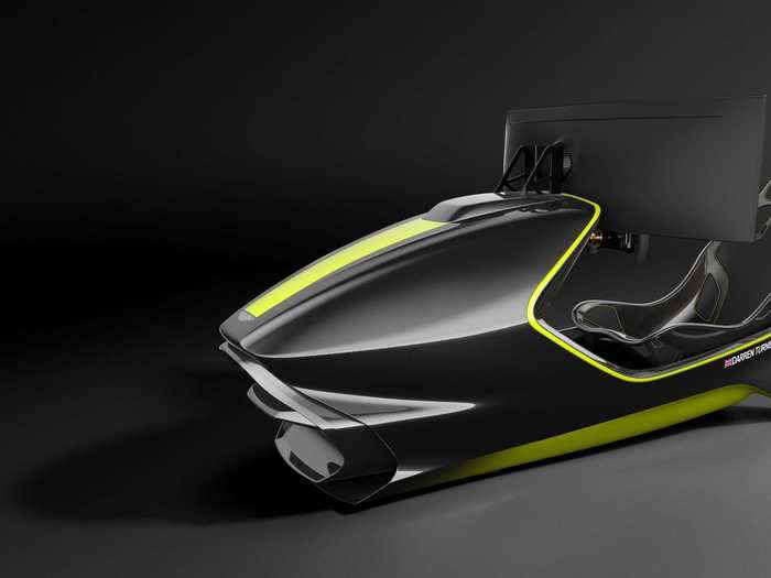 The companies modeled the sim off of the Aston Martin Valkyrie track car in an effort to give users the "full hypercar experience."