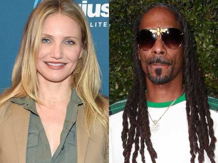 Cameron Diaz and Snoop Dogg went to school together in California.