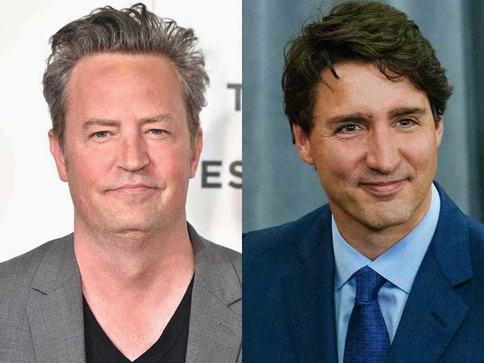 Matthew Perry went to grade school with Canadian Prime Minister Justin Trudeau.