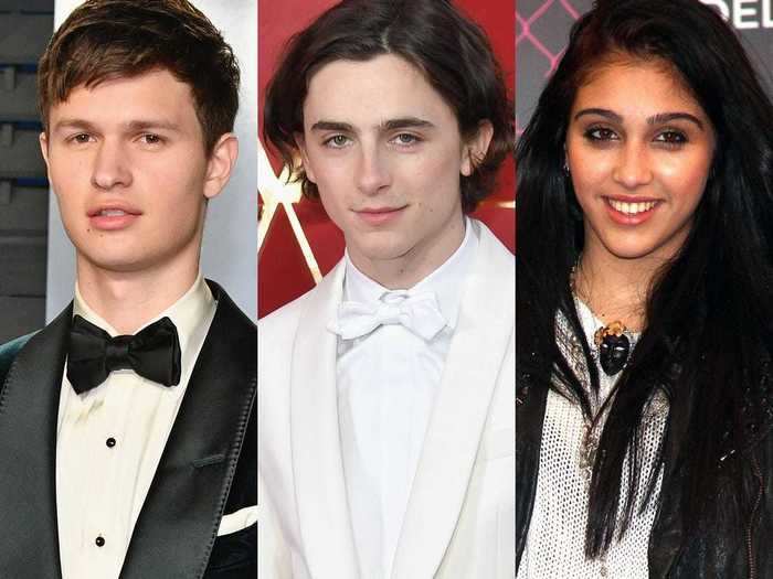 Ansel Elgort, Timothee Chalamet, and Lourdes Leon all attended New York City