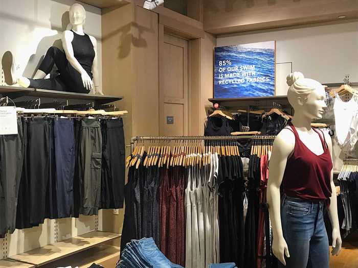 Gap Inc. said it would also be growing its Athleta store fleet.