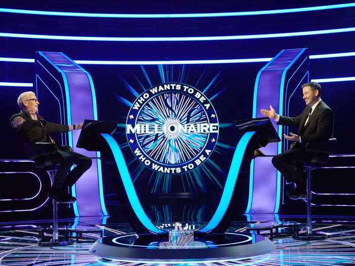 Jimmy Kimmel now hosts a new version of "Who Wants To Be A Millionaire" with celebrity guests who compete for charity.