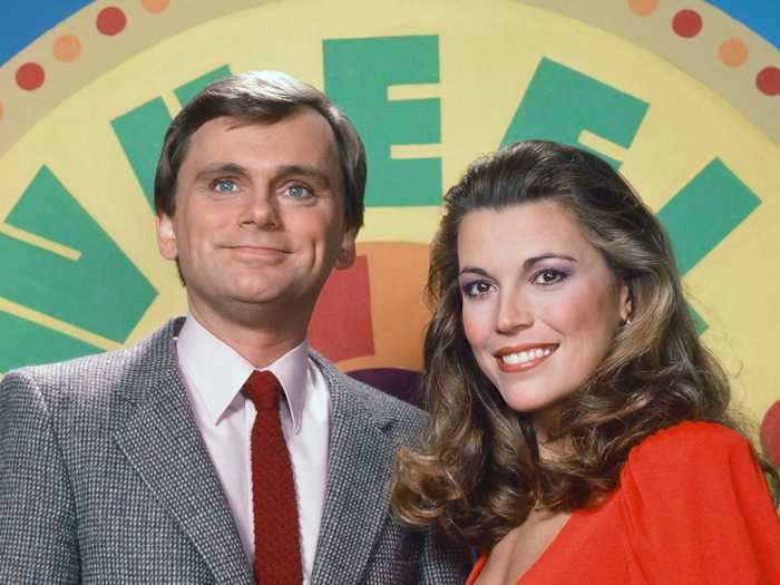 Pat Sajak has been hosting "Wheel of Fortune" since 1981, and Vanna White joined in 1982.