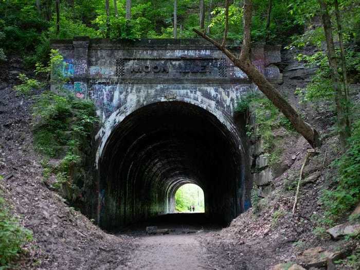 OHIO: Moonville Tunnel, Vinton County