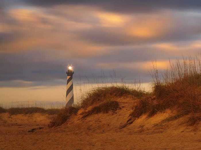 NORTH CAROLINA: Cape Hatteras Lighthouse, Hatteras Island