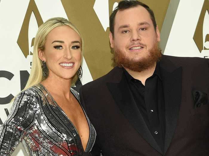 Grammy-nominated country star Luke Combs married Nicole Hocking in Florida.